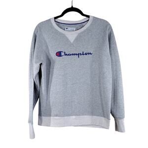 Champion Gray Sportswear Casual Crewneck Athleisure Pullover Loungewear Sweater